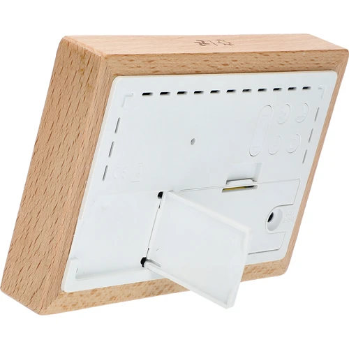 Estação meteorológica (RCC, DCF) - eletrónica, sem fios, retroiluminada, com sensor, branca - 5