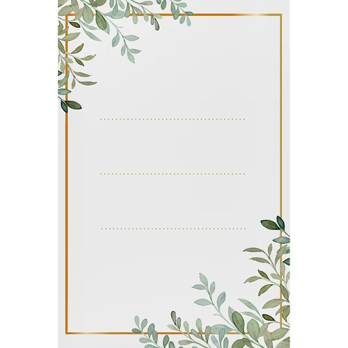 Etiquetas autocolantes 60 x 90 mm para garrafas, frascos e presentes, motivo floral - 20 unidades