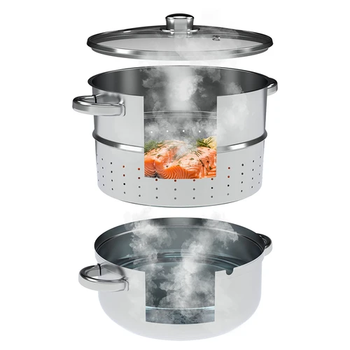 Extrator de sumo a vapor em aço inoxidável 8 L - 6