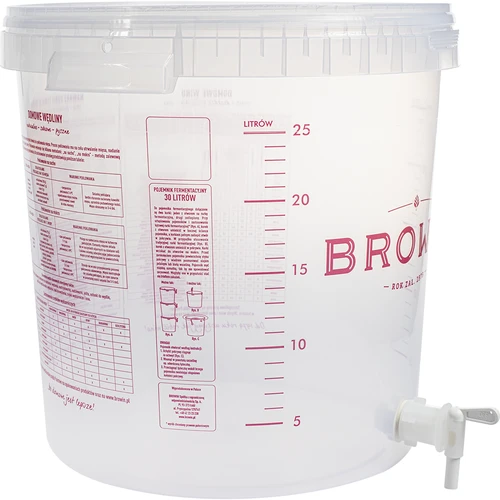 Fermentador 30 L com tampa e torneira - 5