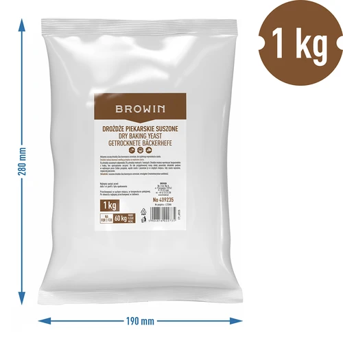 Fermento de padeiro seco, 1 kg - 4