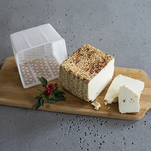 Forma para queijo quadrada 11 x 11 x 8,5 cm para 500 g - 3