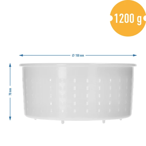 Forma para queijo redonda Ø15 x 7 cm para 1200 g - 7