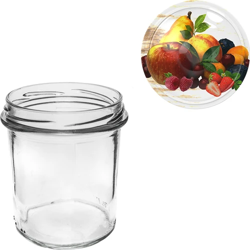 Frasco 350 ml com tampa colorida - 6 un. - 5