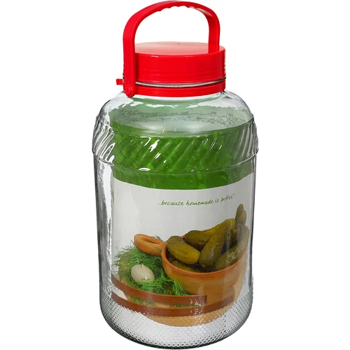 Frasco 8 L com tampa de plástico - 3