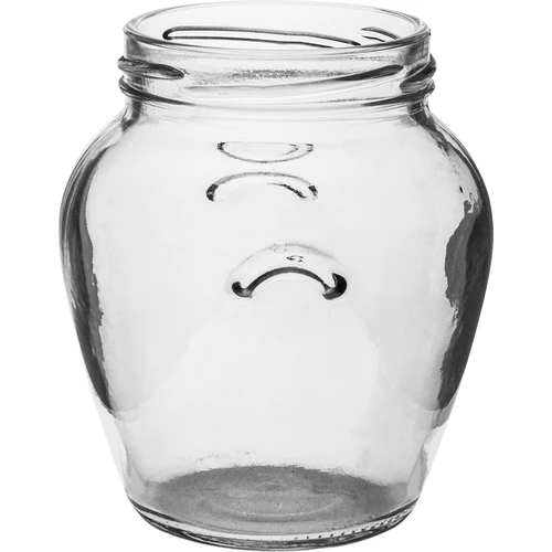 Frasco Amfora 580 ml (fi 82) com tampa preta, 6 unidades - 4