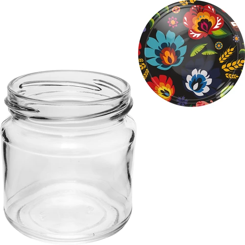 Frasco de 212 ml com tampas coloridas ø 66. - 8