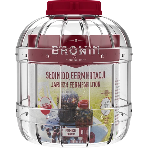 Frasco inquebrável e multifuncional para fermentação, 8 L - 2