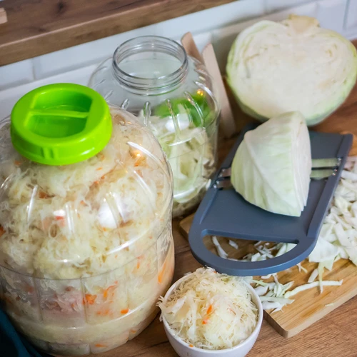 Frasco inquebrável e multifuncional para fermentação + pinças, 5 L - 10