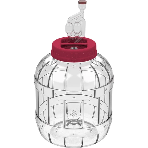 Frasco inquebrável multifuncional para fermentação, 5 L