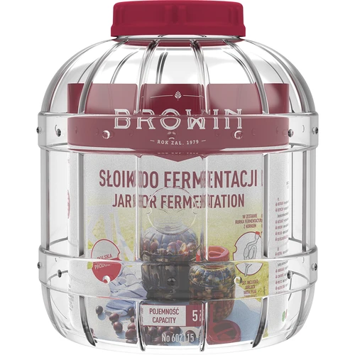 Frasco inquebrável multifuncional para fermentação, 5 L - 2