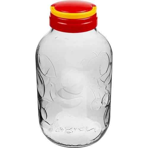 Frasco para licores 5 L com tampa de rosca com pega - 2
