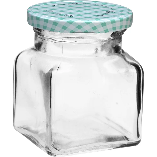 Frasco TO 120 ml quadrado Ø53 com tampa - 6 unidades - 2