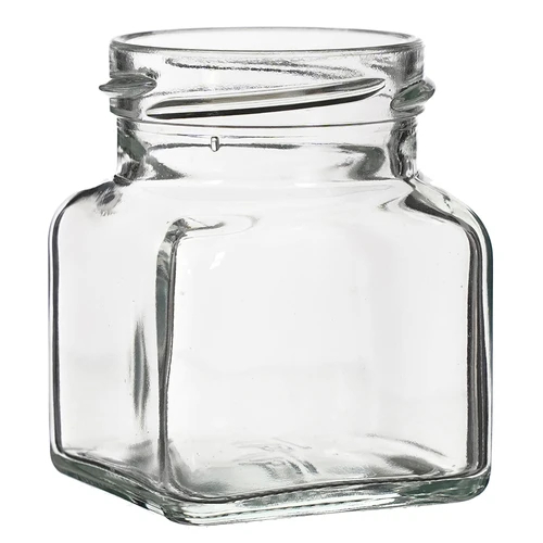 Frasco TO 120 ml quadrado Ø53 com tampa - 6 unidades - 4