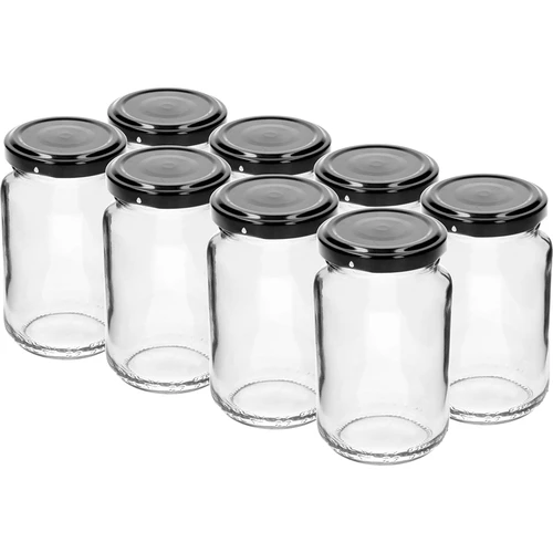 Frasco TO 190 ml com tampa colorida fi 53 - 8 unid. - 3