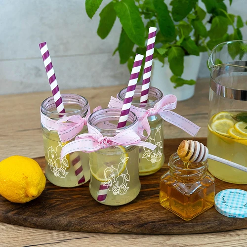 Frasco TO 300 ml com impressão - mistura de frutas e tampa fi 66/4 - 3 unidades - 7