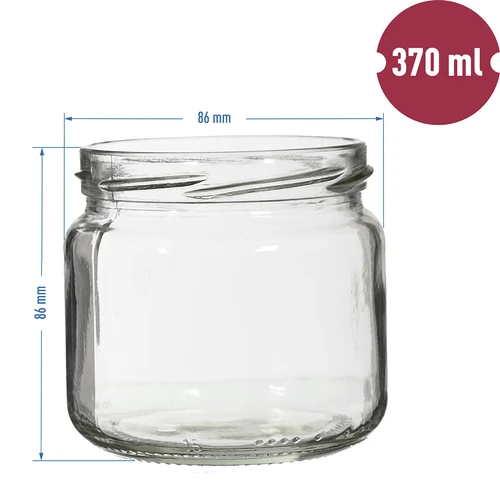Frasco TO 370 ml com tampa colorida fi82/6 - 6 unid. - 4
