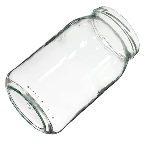 Frasco TO 900 ml com tampa dourada fi 82/6 - 6 unidades - 6