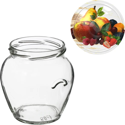 Frasco TO Ânfora 580 ml com tampa colorida fi82/6 — 6 unid. - 7