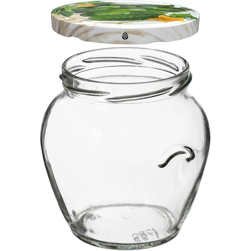 Frasco TO Ânfora 580 ml com tampa colorida fi82/6 — 6 unid. - 3
