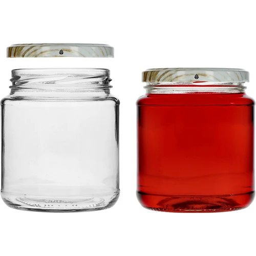 Frasco TO, bojudo 580 ml com tampa colorida fi82/6, 6 unid. - 4