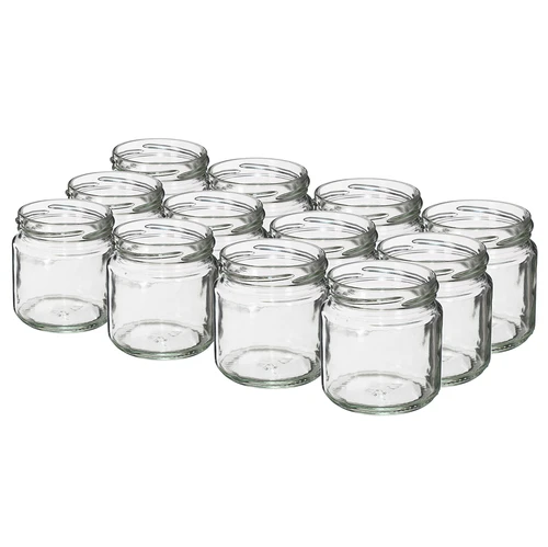 Frasco twist-off 212 ml, fi 66 - 12 unidades - 2