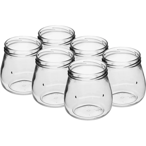 Frasco twist-off 500 ml "Ânfora Invertida" com tampa bordeaux fi 82/6, 6 unidades - 4