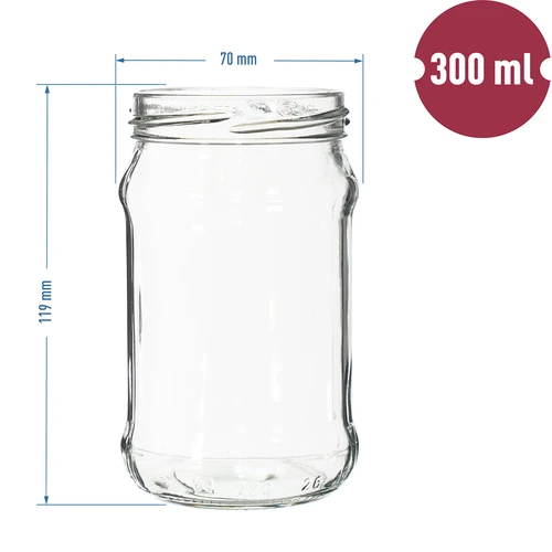 Frasco Twist-Off (TO) 300 ml Ø66 — embalagem de 12 unidades - 7