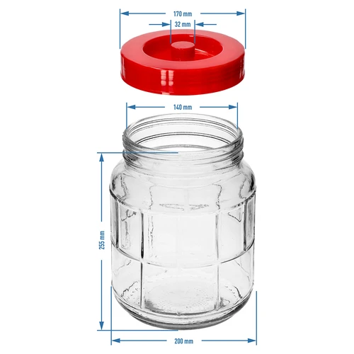 Frasco universal de 5 L - 6