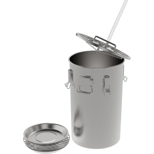Fumador doméstico em panela, 35 L, para fogão a gás - 3