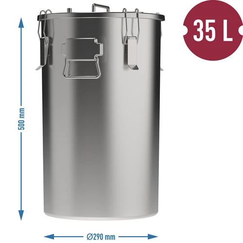 Fumador doméstico em panela, 35 L, para fogão a gás - 8