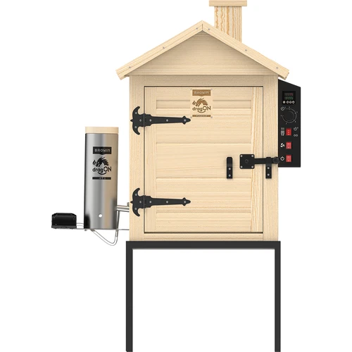 Fumeiro 115 L dragON Wood 60E em madeira, com módulo de aquecimento elétrico e controlador - 3