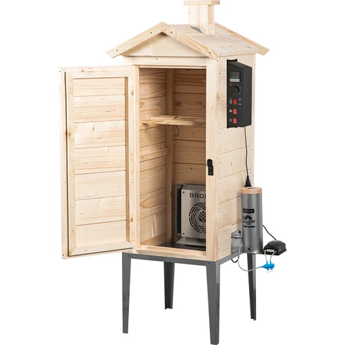 Fumeiro de jardim em madeira 200 L – dragON Wood 100E com módulo de aquecimento elétrico e controlador - 2