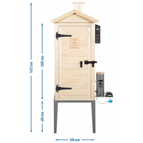 Fumeiro de jardim em madeira 200 L – dragON Wood 100E com módulo de aquecimento elétrico e controlador - 13