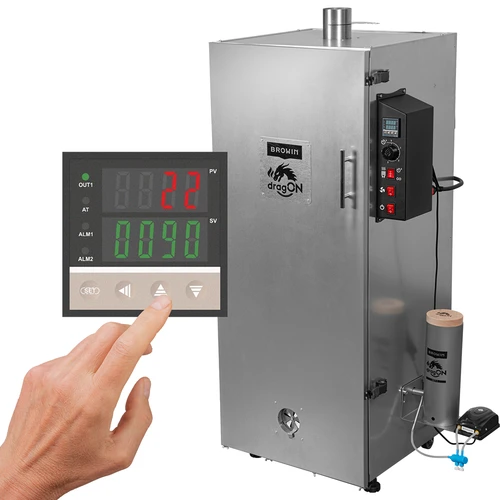 Fumeiro dragON em aço 220 L – com controlador digital