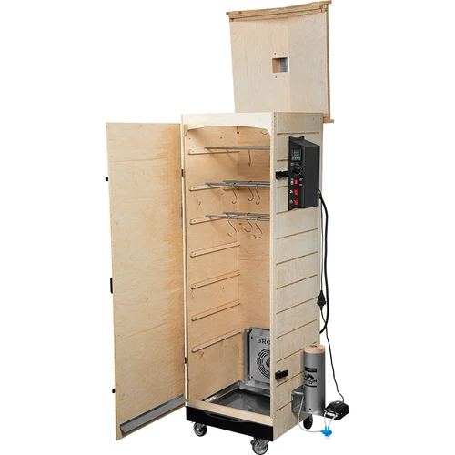 Armário de fumeiro dragON PLYWOOD NATURE – sem estrutura, modular, com controlador digital, 320 L - 3