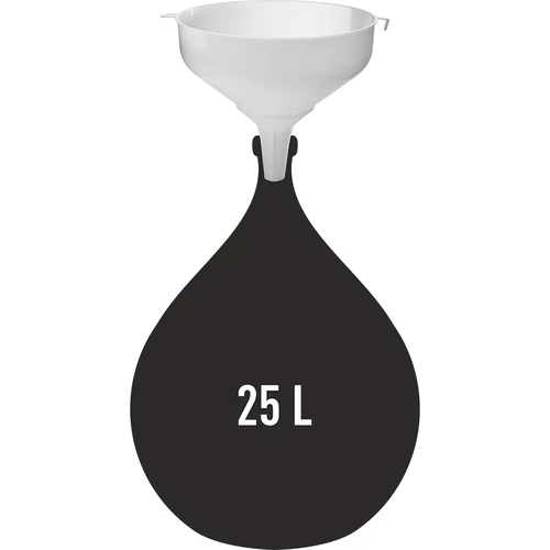 Funil de plástico branco Ø 25 cm - 2