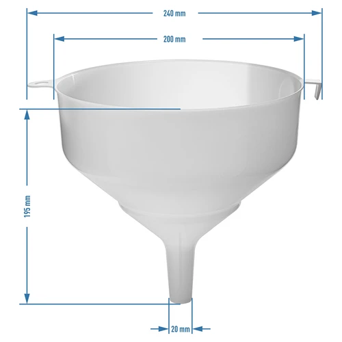 Funil de plástico Ø 20 cm - 2
