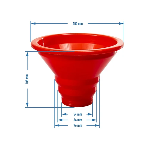 Funil para frascos 150/55 mm - 5