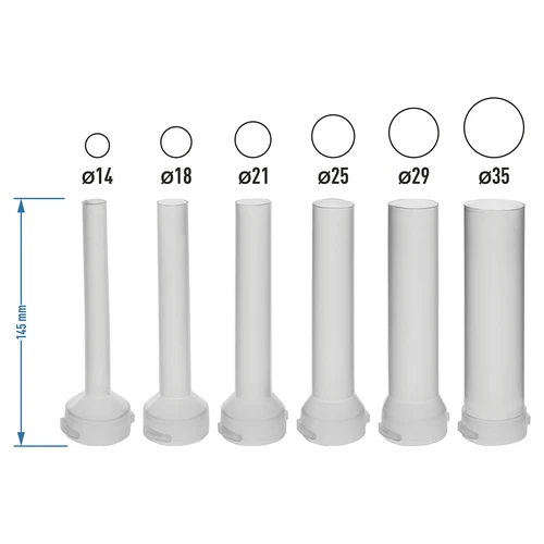 Funis sobressalentes para máquina de enchidos vertical Browin de 5 kg, 6 unid. - 4