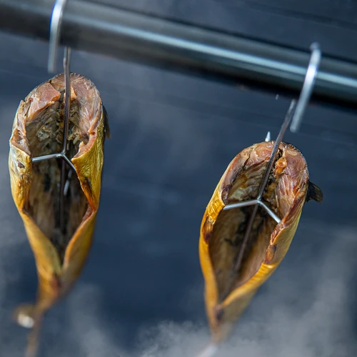 Ganchos para fumagem de peixe — triplos, 5 unidades - 4