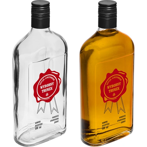 Garrafa 500 ml com tampa de rosca, impressão «Wyborny Trunek», 1 unid. - 5