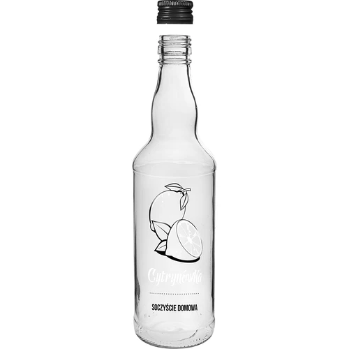 Garrafa 500 ml com tampa de rosca, impressão «Cytrynówka», 1 unidade - 2