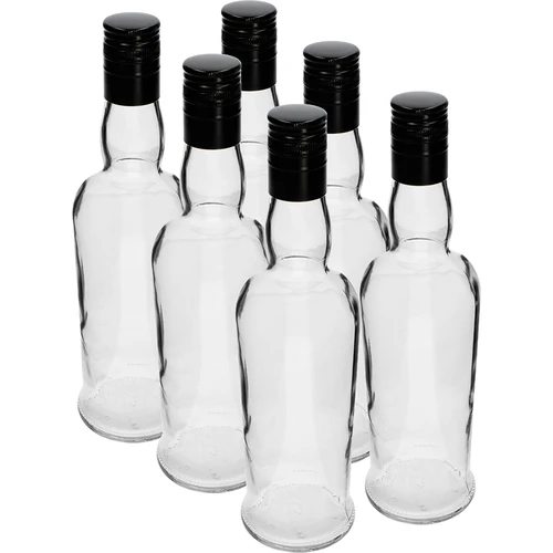 Garrafa Capitão 500 ml com tampa de rosca - 6 unidades