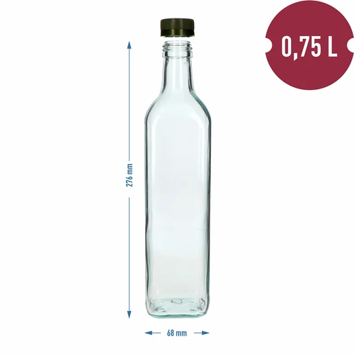 Garrafa Marasca 750 ml com tampa de rosca, 1 unidade - 4
