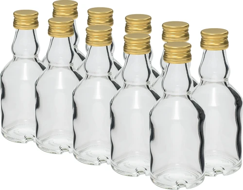 Garrafa Maluch 50 ml com tampa de rosca - 10 unidades
