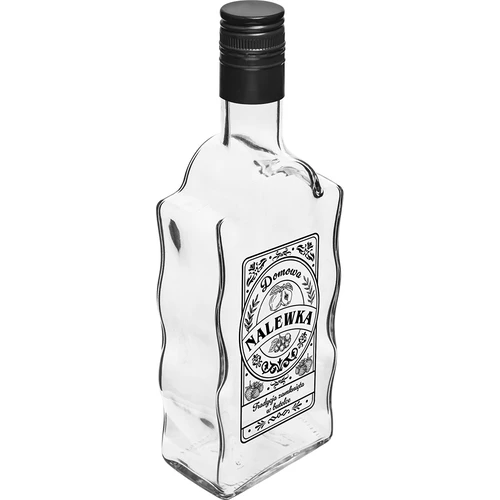 Garrafa Klasztorna 500 ml com tampa de rosca, impressão "Nalewka", 1 un.