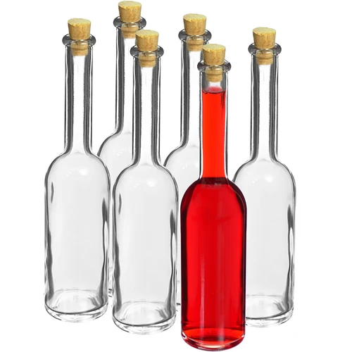 Garrafa para licor 100 ml - conjunto de 6 unidades + 6 rolhas - 2