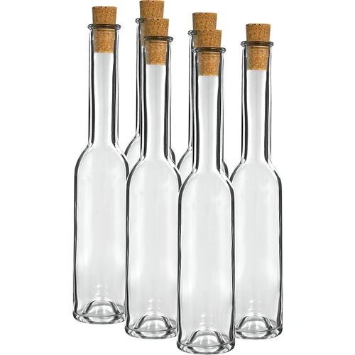 Garrafa para licor 200 ml, 6 unid. + 6 rolhas 23/18