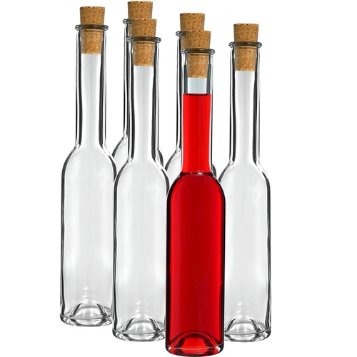 Garrafa para licor 200 ml, 6 unid. + 6 rolhas 23/18 - 2